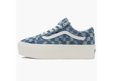 Vans Woven Old Skool Stackform Denim Multi womens (VN0A7Q5MB6A) blau