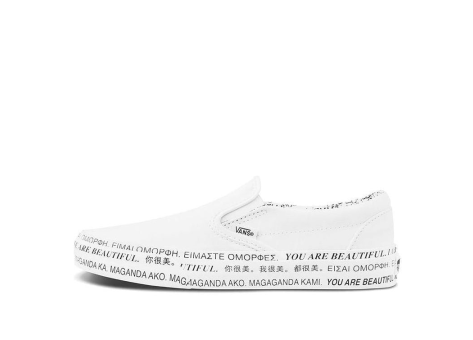 Vans x We Are Beautiful Classic Slip On (VN0A4U382Q2) weiss