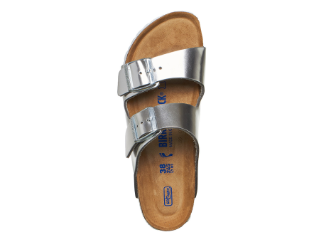 Birkenstock arizona silver metallic online