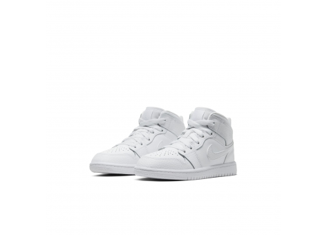 junior all white jordan 1