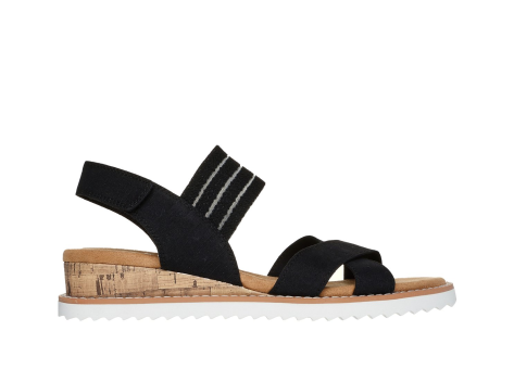SKECHERS BOBS Desert Kiss Shore Enough (114130-BLK) schwarz