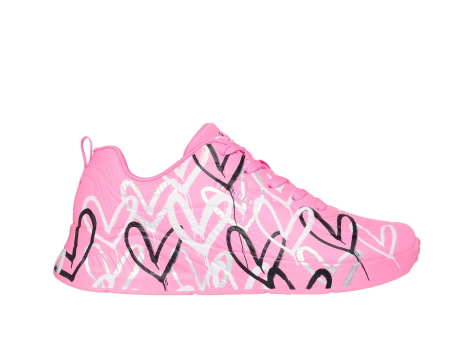 SKECHERS Uno Lite Heart of Hearts (177977-HTPK) pink