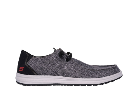 SKECHERS Relaxed Fit Melson Nela Slip On Shoes (210726-BLK) grau