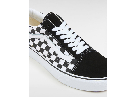 Black and white checkered platform vans online