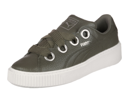 PUMA Platform Kiss LEA (36646001) grün