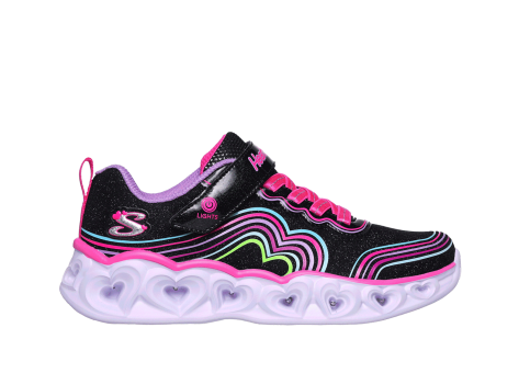 SKECHERS Heart Lights Retro Hearts (302689L-BKMT) schwarz
