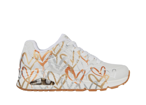 SKECHERS Uno Love Metallic (155523-WTGD) weiss