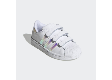 Adidas originals white iridescent superstar best sale