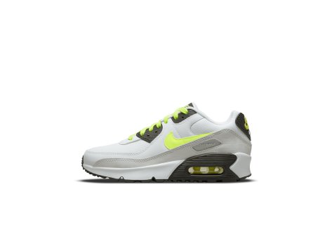 Nike Air Max 90 Leather Volt LTR GS (CD6864-112) weiss