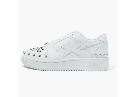 A Bathing Ape Sta Low 20th Anniversary Silver Studded (1G80-191-015-WHT) weiss