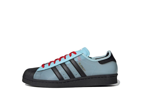 adidas Blondey x Superstar Blue McCoy (H03341) bunt