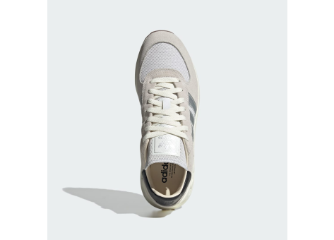 Adidas la trainer white and gold best sale