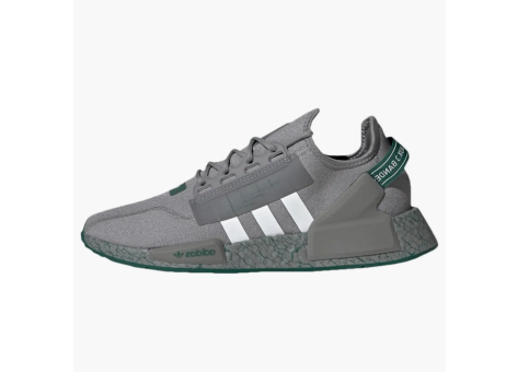 adidas NMD R1 V2 Crackled Grey Collegiate Green (GZ6551) grau