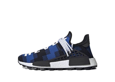 adidas Pharrell x Club NMD Race Trail Blue Plaid BBC Hu (EF7387) bunt