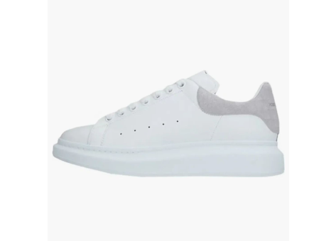 Alexander McQueen Oversized Light Grey Croc (625162WHZ4K9419) weiss