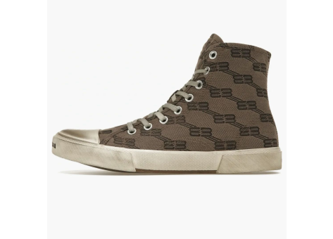 Balenciaga Paris High Top Bb Monogram Dark Beige (688752-W3RQ1-2298) braun