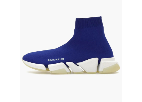 Balenciaga Speed 2.0 Recycled Knit Blue Glow (654020W2DB84798) blau