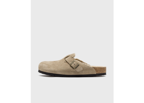 Birkenstock Boston Shearling Suede Leather Fur (1028289) braun