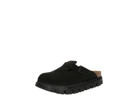Birkenstock Boston Chunky Suede Leather Narrow (1028317) schwarz