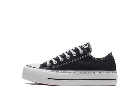Converse Chuck Taylor All Star Lift Low Fierce Fearless Female (569262C) schwarz