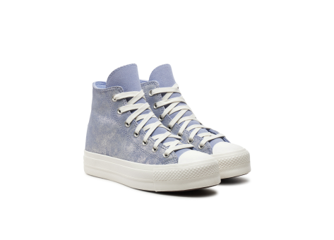 Converse Chuck Taylor All Star Lift Platform Suede Shimmer (A11549C) grau