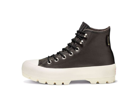 Converse Chuck Taylor All Star Lugged Waterproof Leather High Top Thick Sole (565006C) schwarz