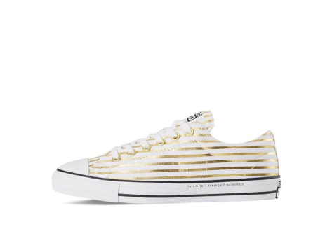 Converse Fragment Design x Chuck Taylor All Star Low Gold Stripe Ox (148371C) weiss