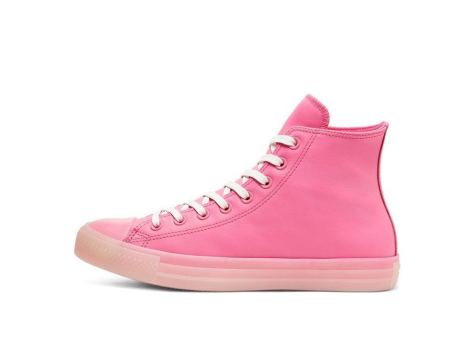 Converse Neon Leather Chuck Taylor All Star High Top (166568C) pink