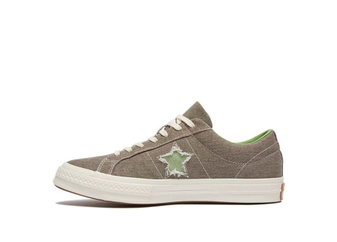 Converse One Star Low Green (164361C) braun