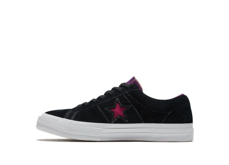 Converse One Star Suede Seasonal Colors Ox Twisted Classic (166847C) schwarz
