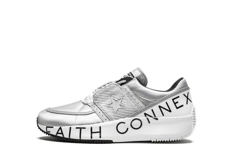 Converse Run Star x Faith Connexion Low Top Metal Silver womens (565537C) silber
