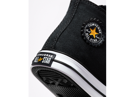 Converse x Basquiat Chuck Taylor All Star Jean Michel High (772588C) schwarz