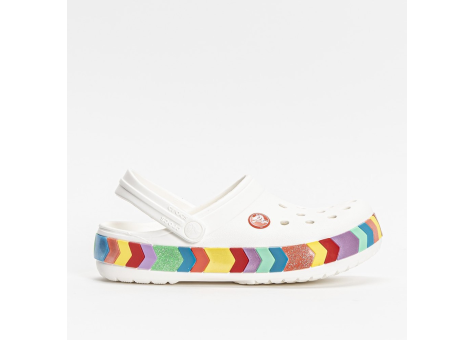 Crocs Rainbow Outdoor Beach Sports Big Sandals (207007-100) weiss