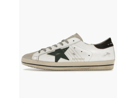 Golden Goose Super Seedpearl Green Star (GMF00101-F006222-82719) weiss