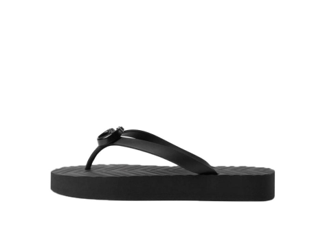GUCCI Chevron Thong Sandal (655463-J8710-1000) schwarz