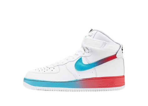 Nike Air Force 1 High Gradient Fury Blue Ember Glow (CJ0525-100) weiss