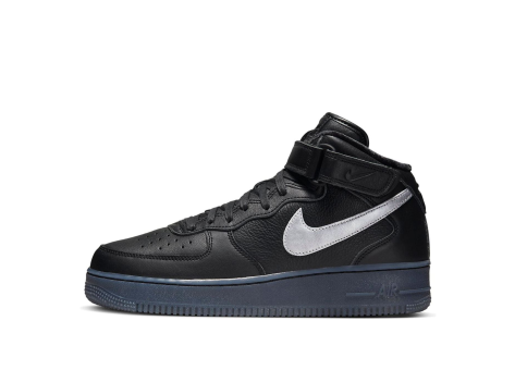 Nike Air Force 1 Mid Premium Metallic Silver Prm (DX3061 001) schwarz