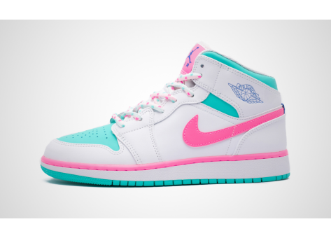 Jordan 1 Mid Green Soar GS (555112-102) bunt