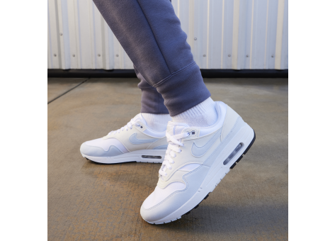 Nike air max 1 white pure platinum best sale