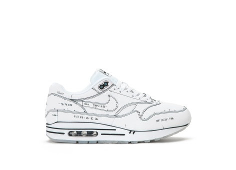 Nike Air Max 1 Sketch To Shelf Schematic (CJ4286-100) weiss