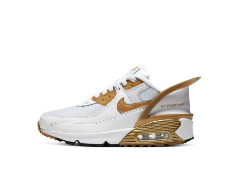Nike Air Max 90 FlyEase Gold GS (CV0526 100) weiss