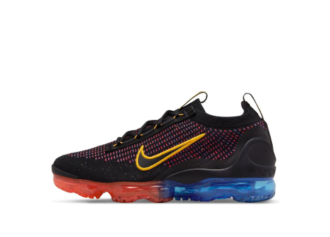 Nike Air VaporMax 2021 FK Photo Blue Crimson Gold Flyknit (DV2118 001) schwarz