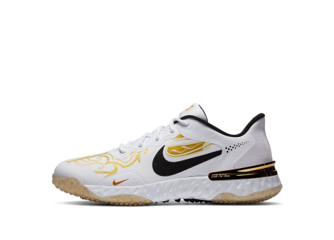 Nike Alpha Huarache Elite 3 Turf Premium Metallic Vivid Gold (CV3561 101) weiss