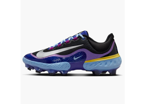 Nike Alpha Huarache Elite 4 Low MCS Deep Night Psychic Blue Metallic Silver (HQ8089-500) bunt