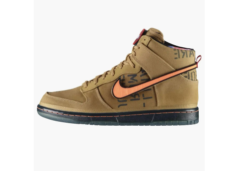 Nike Dunk High All Galaxy Gold Star (503766-780) braun
