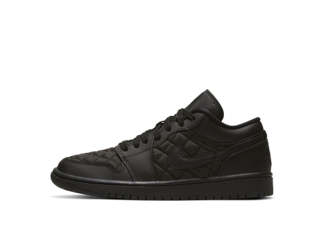 Jordan 1 Low Triple Quilted womens (DB6480-001) schwarz