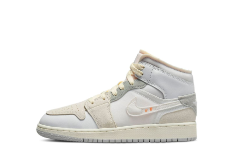 Jordan 1 Mid SE Craft Inside Out Grey GS (DQ3726-100) weiss