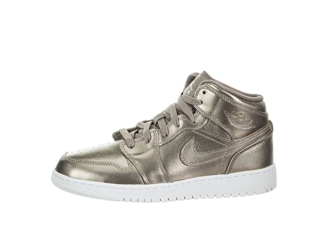 Jordan 1 Mid SE Stone Sepia GS (AV5174-200) silber