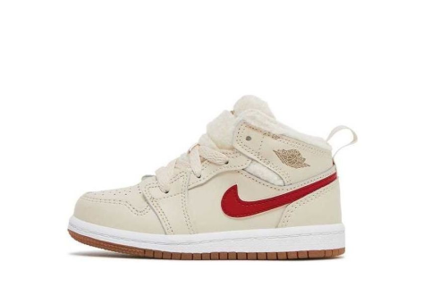 Jordan 1 Mid Utility Pearl Fleece TD (DO2209-264) beige