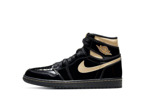 Jordan Air 1 Retro High Metallic Gold OG (555088-032) schwarz